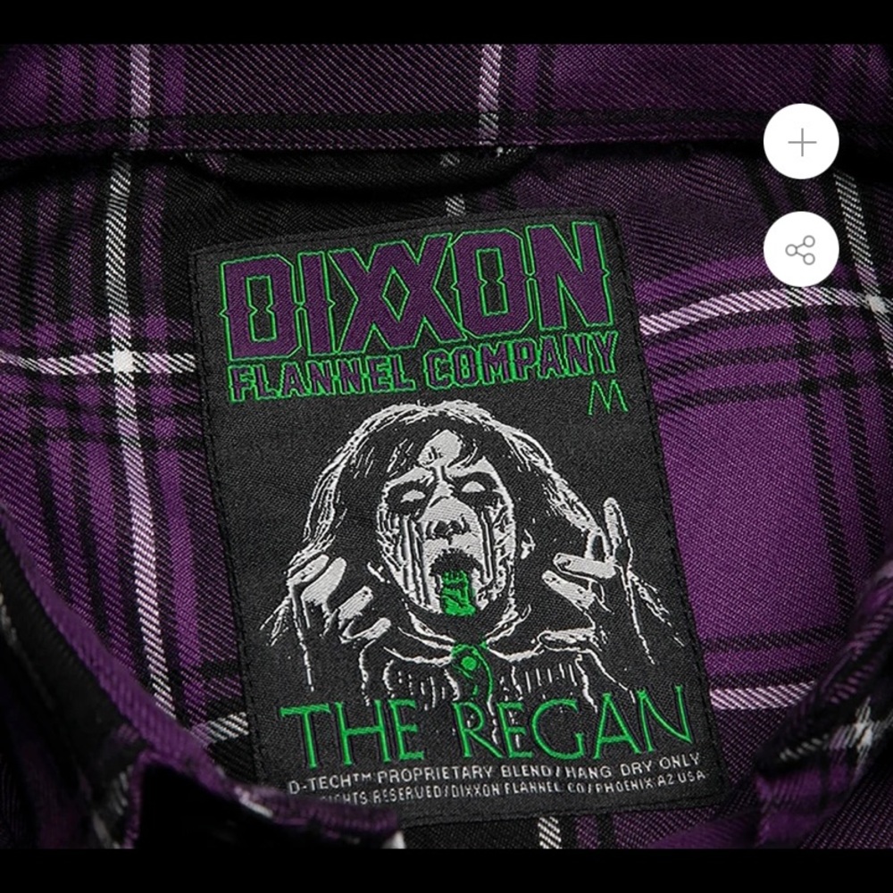 Dixxon Regan Flannel size M limited edition